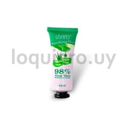 Gel Aloe calmante y humectante.