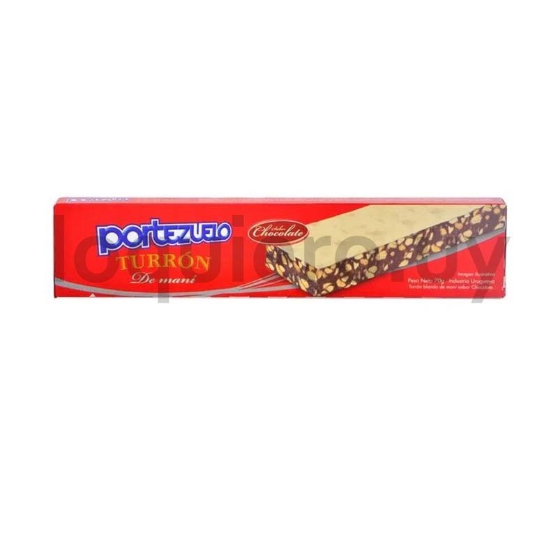 Turrón de maní - chocolate    .
