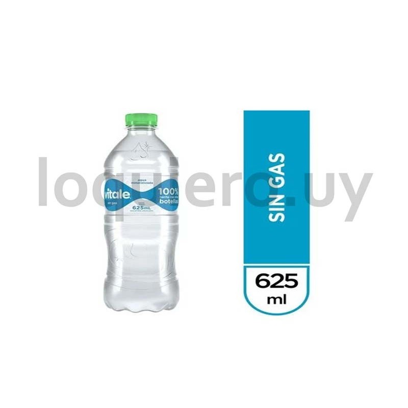 Agua sin gas Vitale 625ml     .