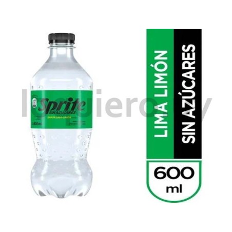 Sprite sin azúcar 600ml       .