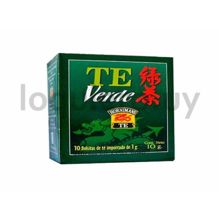 Té Hornimans verde 10 sobres  .