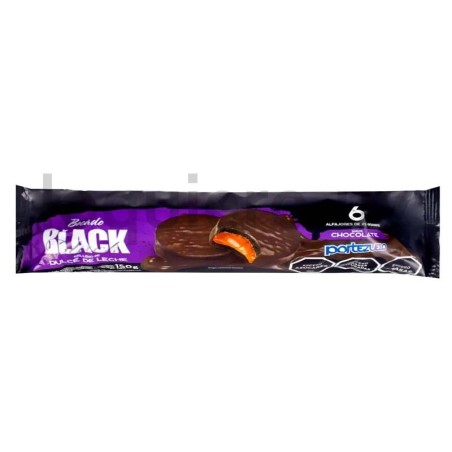 Bocado black x6 dulce de leche.