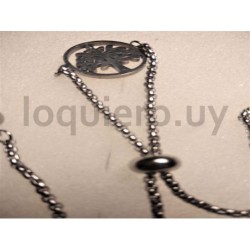 Pulsera con dije / dorada     .