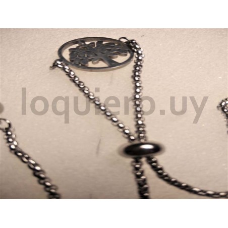Pulsera con dije / dorada     .