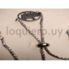 Pulsera con dije / dorada     .