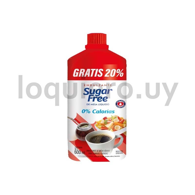 Edulcorante Sugar Free 600ml  .