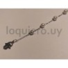 Pulsera con perlas            .