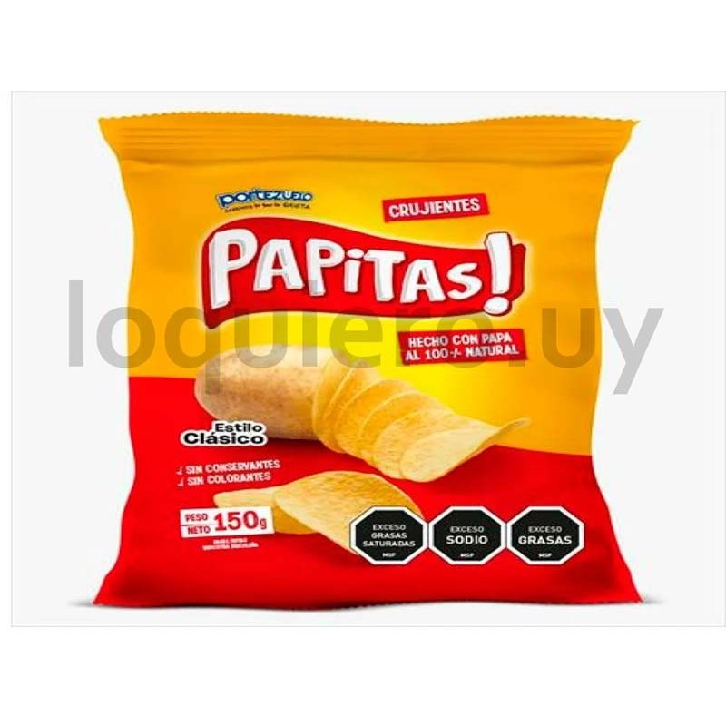 Papas Fritas Portezuelo 150g  .