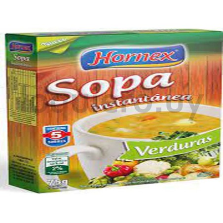Sopa instantánea Hornex       .