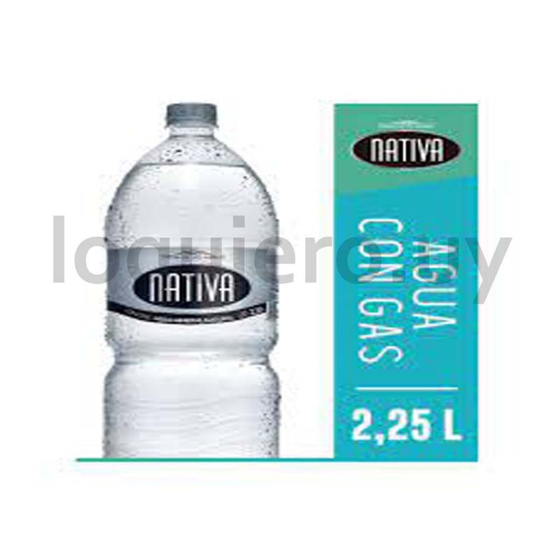 Agua Nativa con gas 2.25l     .