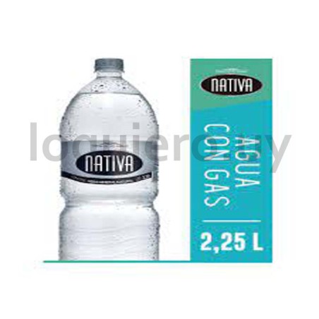 Agua Nativa con gas 2.25l     .