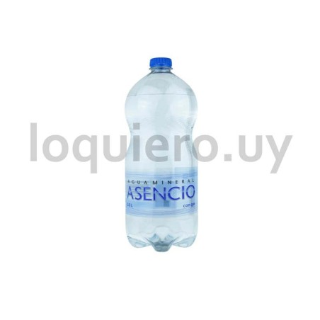 Agua Asencio c/gas 2L         .