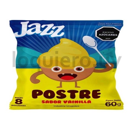 Postre Jazz vainilla 80g.     .