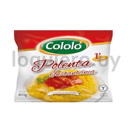 Polenta 400g Cololó           .