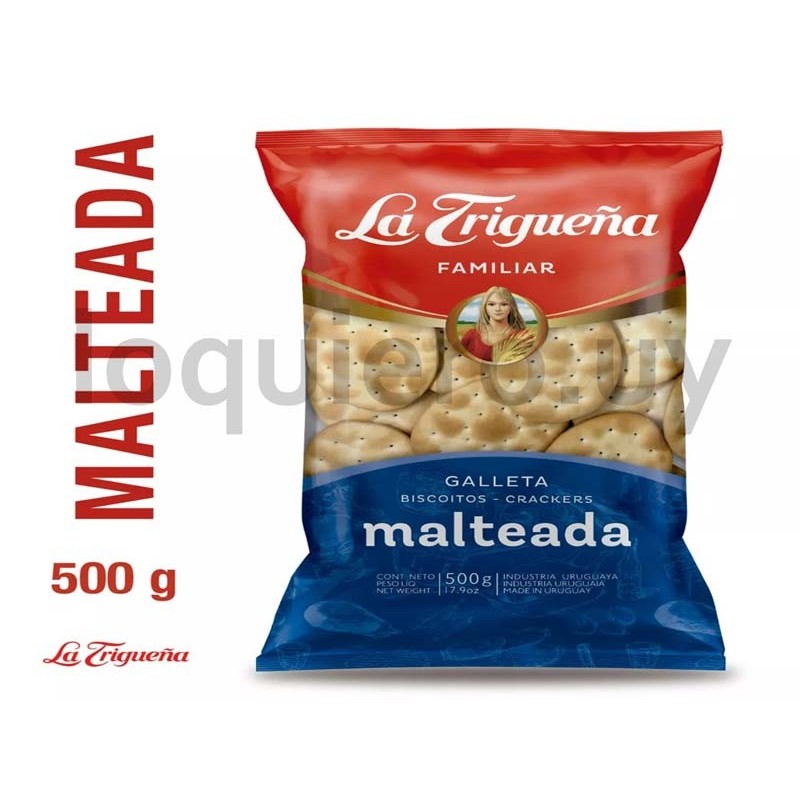 Galleta Malteada 500g.Trigueña.