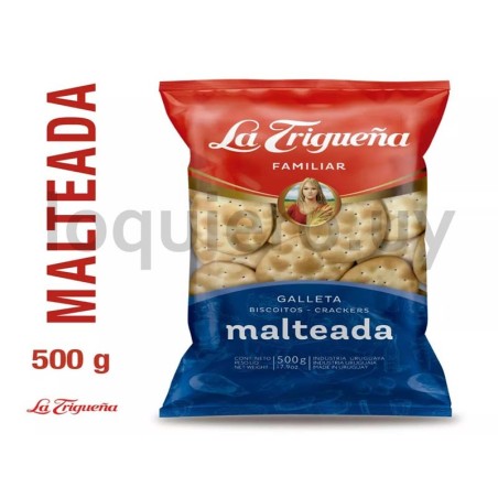 Galleta Malteada 500g.Trigueña.