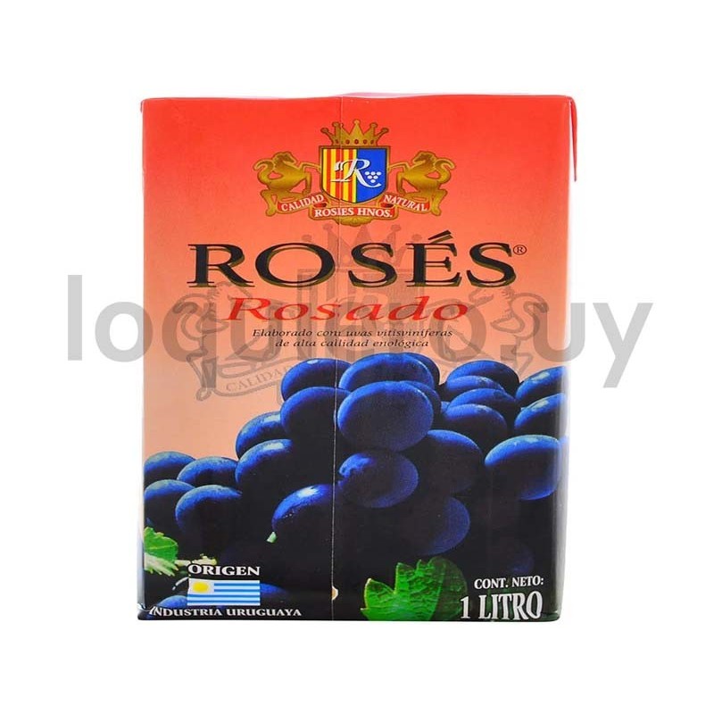 Vino Roses rosado 1L          .