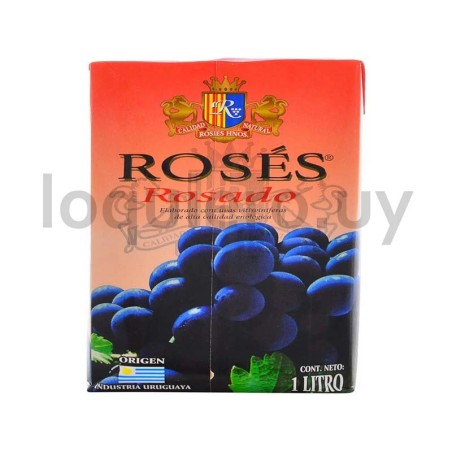 Vino Roses rosado 1L          .