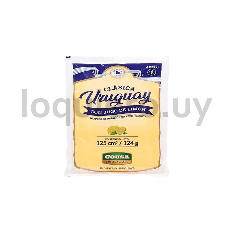 Mayonesa Uruguay 125g         .