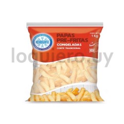 Papas fritas 1kg Crufi        .