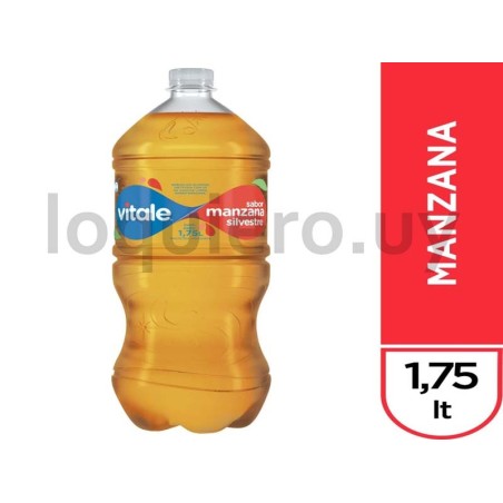 Agua Vitale manzana cero 1.75L.