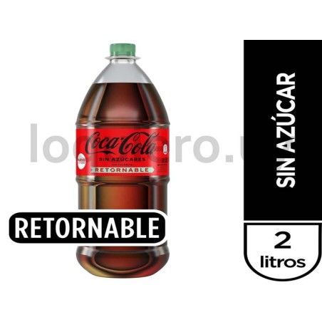 Coca Cola Zero 2L c/envase    .