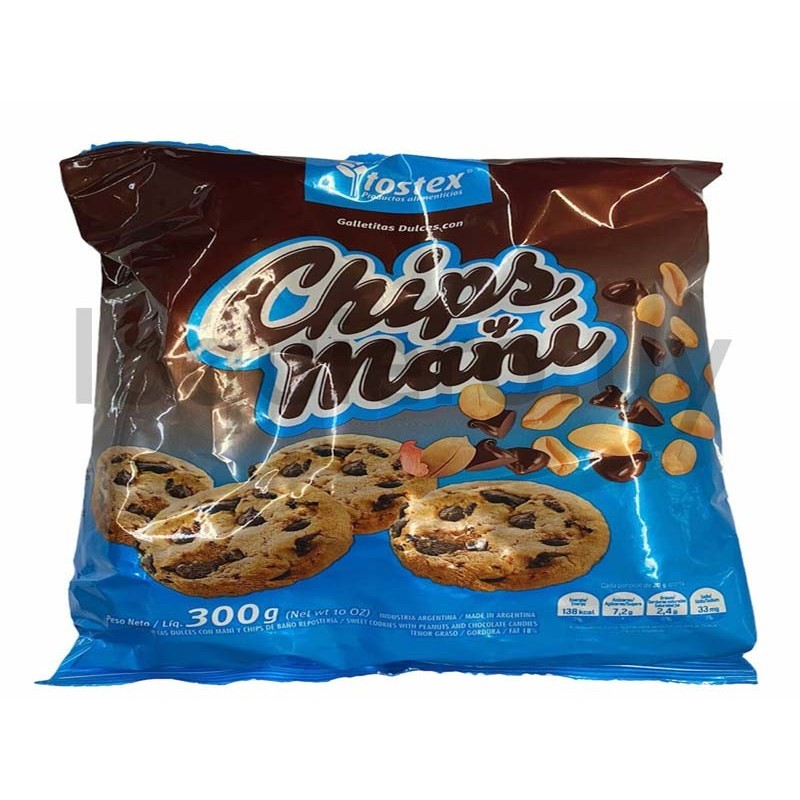 Galletas Tostex c/ chips choco.