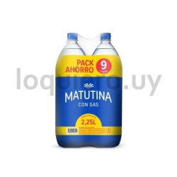 Agua Matutina x 4u. 2.25 c/gas.