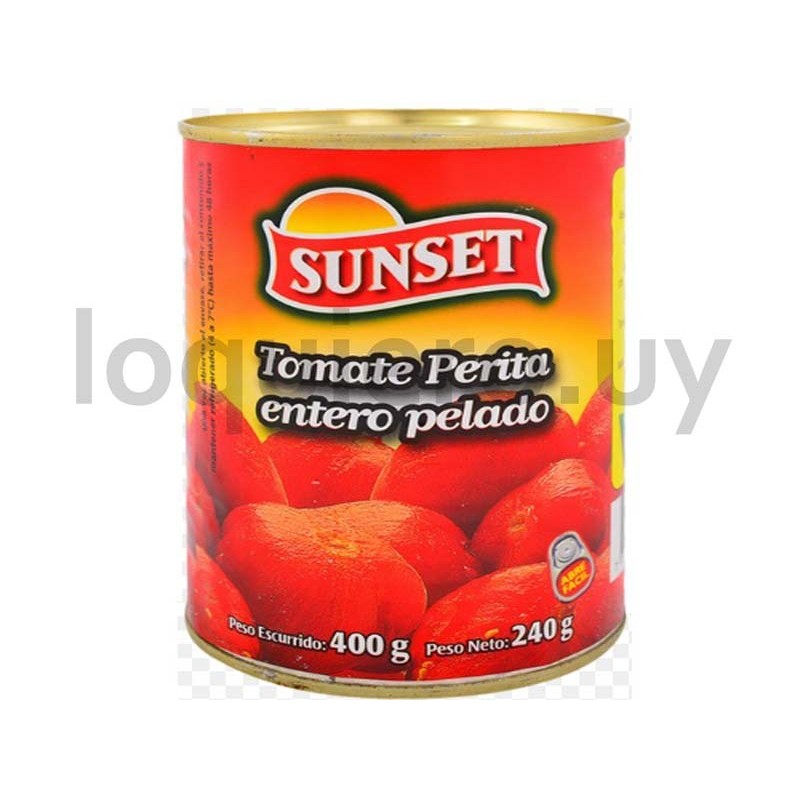 Tomate Perita lata 400g Sunset.