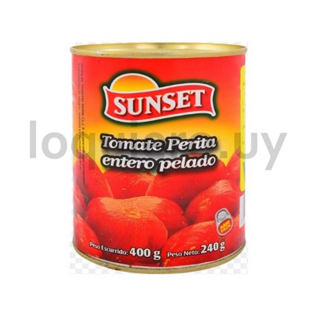Tomate Perita lata 400g Sunset.