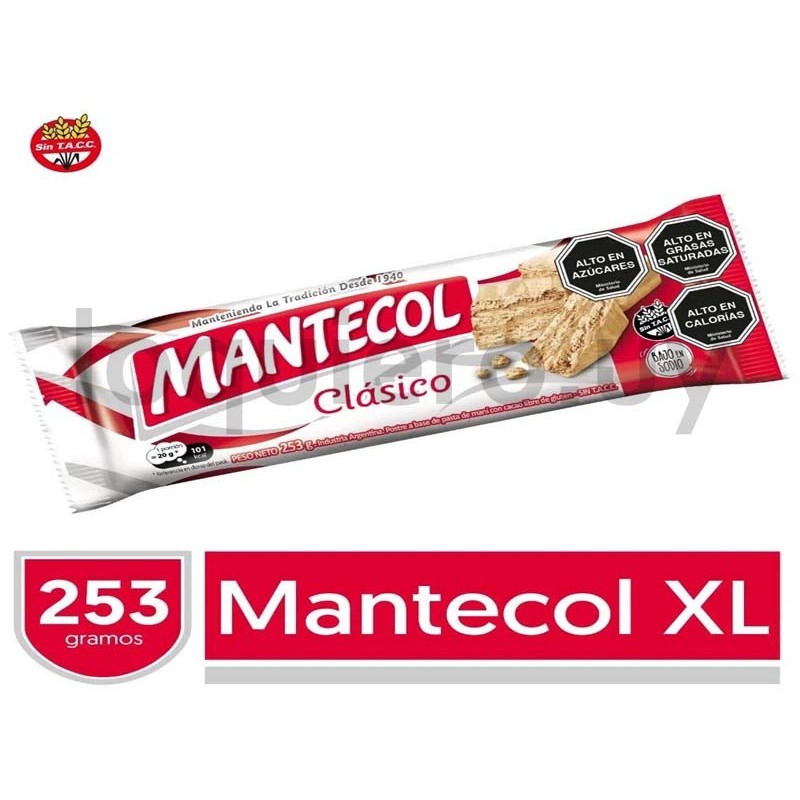 Mantecol Clásico 253g.        .