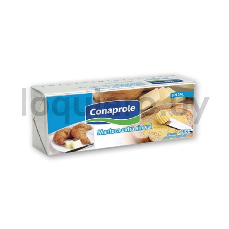 Manteca Conaprole 200g sin sal.