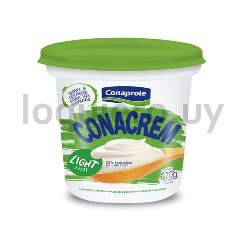 Queso Conacrem Light 370g     .