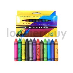 Crayones Gruesos 12u.         .