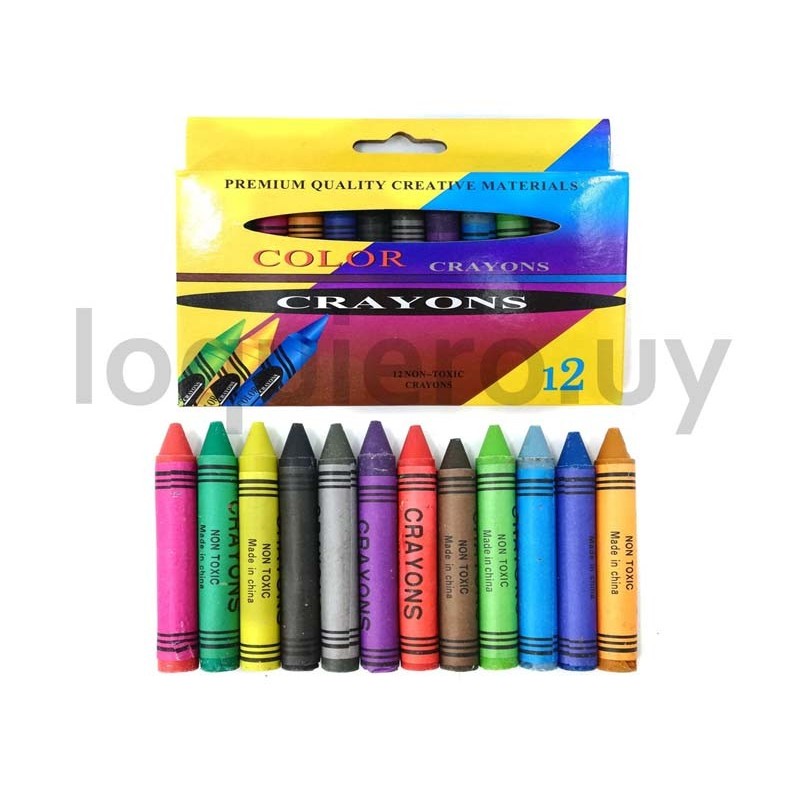 Crayones Gruesos 12u.         .