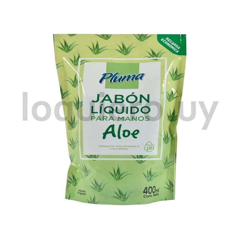Jabón líquido para manos Pluma.