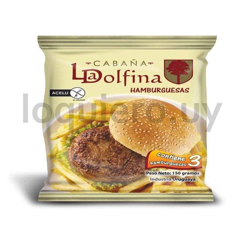 Hamburguesas x 3, 150g        .