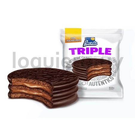 Alfajor Triple choco P.Ballena.