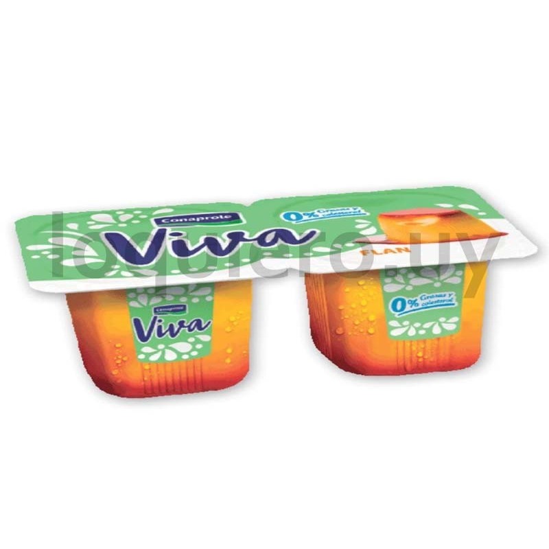 Flan/caramelo Viva 0% 2 x 110g.