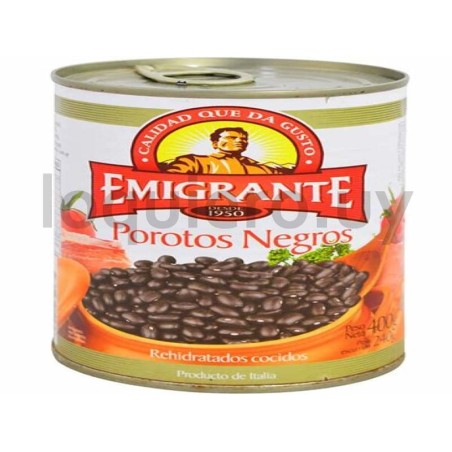 Porotos negros en lata 300g   .