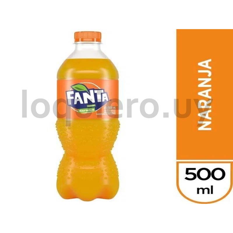 Fanta naranja 500ml           .