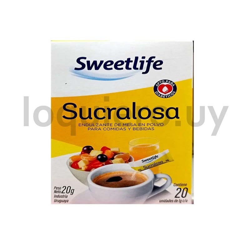 Edulcorante Sweetlife 20u.    .