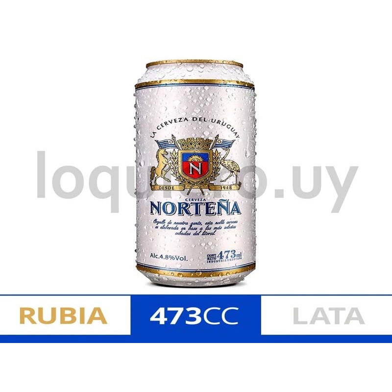 Cerveza Norteña lata          .