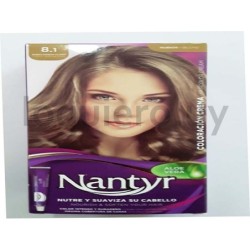 Tinta cabello rubio ceniza 8.1.