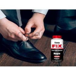 Tinta Fix negra para zapatos  .