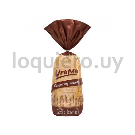 Pan Lacteado Urupan 450g      .