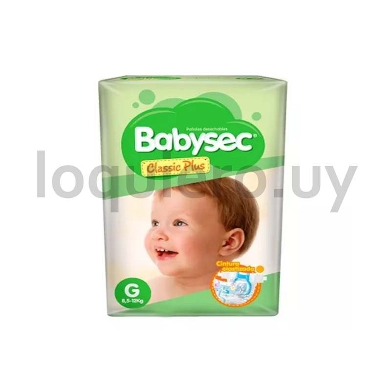 Pañal Babysec Classic Plus 32u.