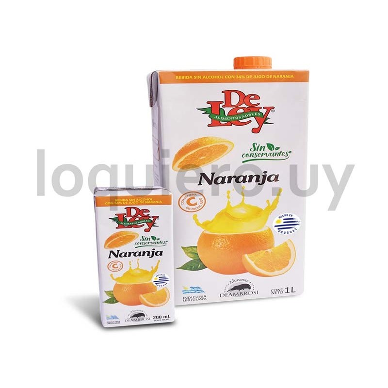 Jugo De Ley Naranja 1L        .