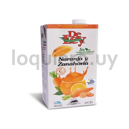 Jugo De Ley Naranja Zanahoria .