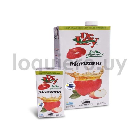 Jugo De Ley Manzana 1L        .